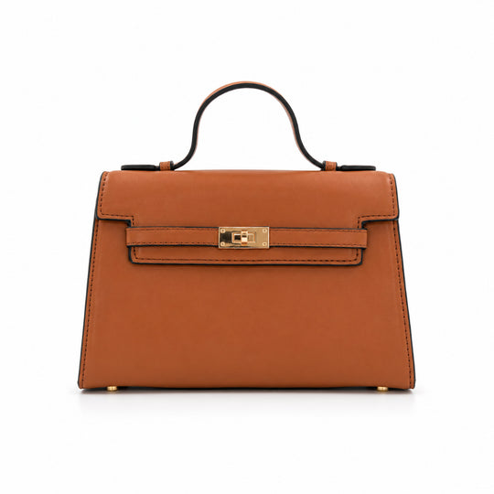 Julie Satchel & Crossbody Camel banner